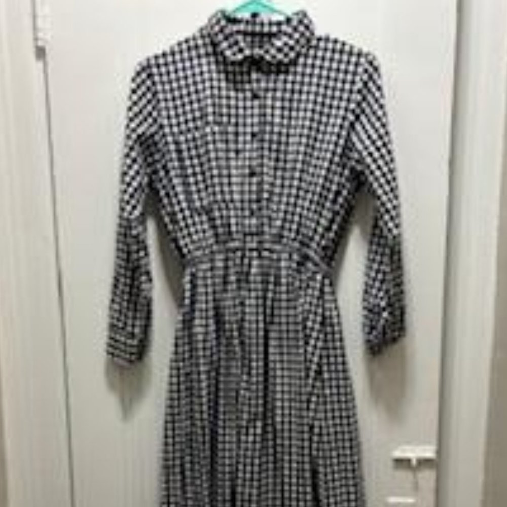 checkered dress